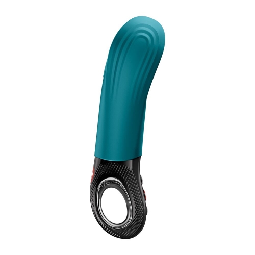 Вибратор для пениса зеленый Fun Factory MANTA Bottle Green подходит для парных игр - 4