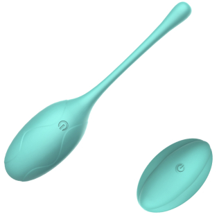 Виброяйцо бирюзового цвета Winyi Turquoise Pleasure 