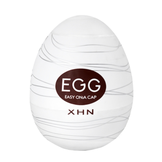 Мастурбатор-яйцо с рельефом белый Loveshop XHN Egg Easy Ona-Cap