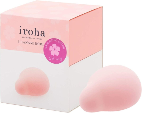 Вібратор для стимуляції клітора медичний силікон рожевого кольору Iroha Midori - 1