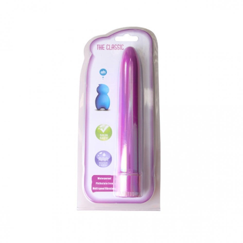 Вибратор вагинальный Дамский пальчик фиолетового цвета EasyToys - 4