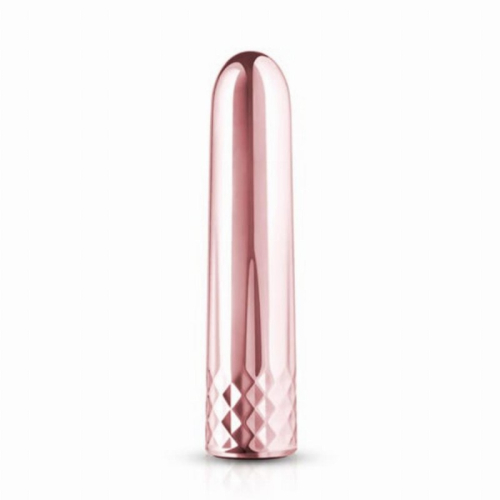 Віброкуль для клітора золотистого кольору Rosy Gold New Mini Vibrator - 1