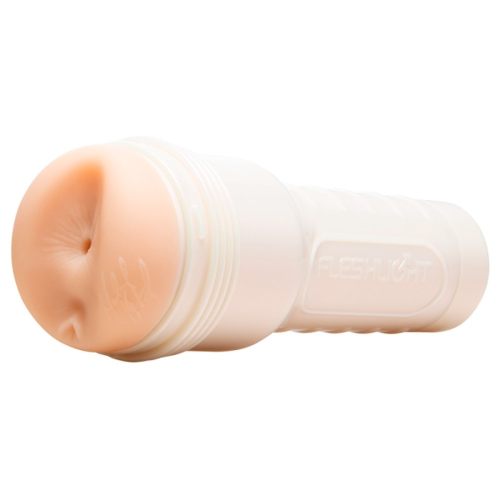 Мастурбатор в колбе анус порноактрисы Maitland Ward бежевого цвета Fleshlight - 3