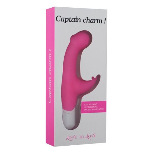 Вібратор зі стимуляцією клітора Рожевий Love To Love CAPTAIN CHARM - 2