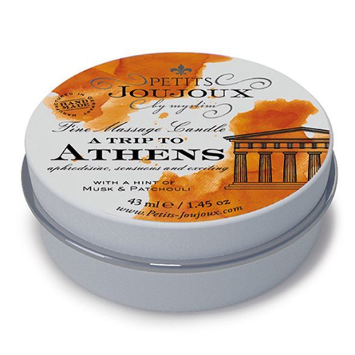 Массажная свечa с запахом мускуса и пачули Petits Joujoux Athens 43 мл - 1