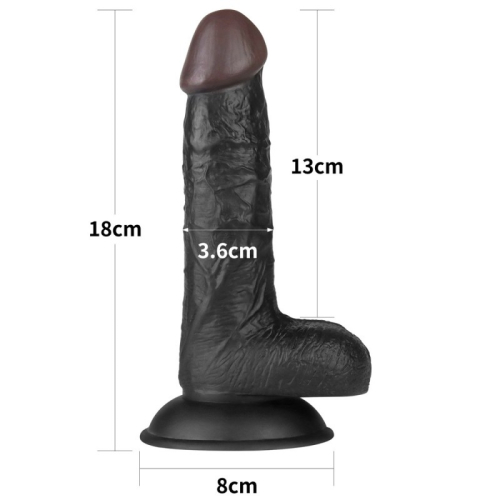 Ремінний жіночий страпон чорного кольору Lovetoy Easy Strapon Set довжина 180 мм - 2