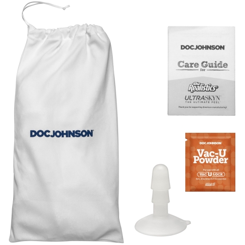 Фалоімітатор реалістичний на присосці бежевий Doc Johnson The Realistic Cock ULTRASKYN - 5 Inch Caramel - 7