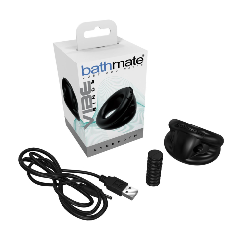 Эрекционное кольцо с вибропулей Интенсивный оргазм Bathmate Vibe Ring - Strength Сила - 1
