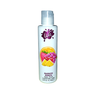 Оральний лубрикант на водній основі зі смаком маракуї Wet Flavored Gel 89 мл