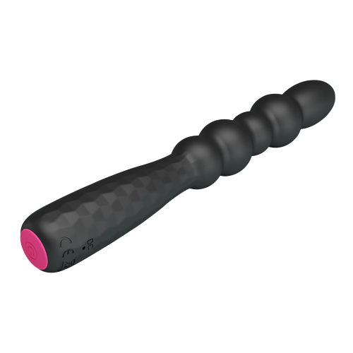 Вібратор анальний шароподібний чорного кольору Lybaile MR PLAY Bendable Vibrating Anal Plug - 5