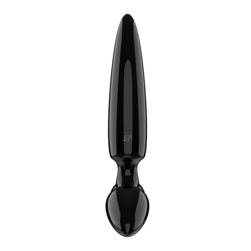 Трехсторонний стеклянный дилдо черный Satisfyer Triple Crystal 1 - 3