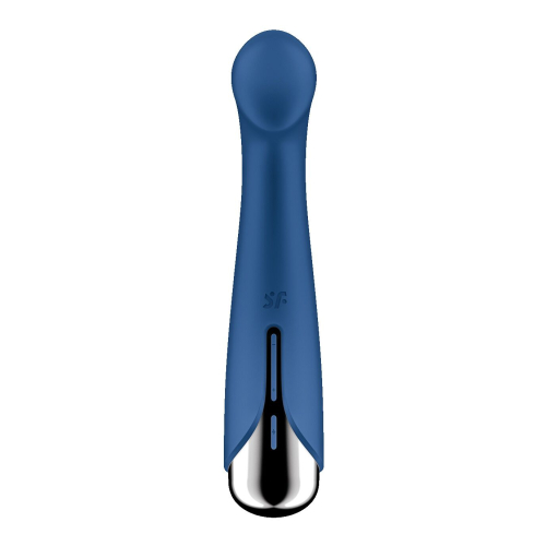 Вибратор вагинальный и для точки G с ротацией голубого цвета Satisfyer Spinning G-Spot 1 - 6