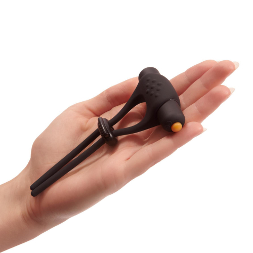 Віброкільце-ласо Pornhub Vibrating tighten Up Ring універсальне м'яке Порнхаб вібро кільце - 4