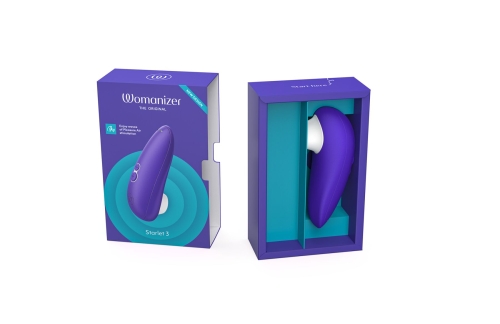 Вакуумний кліторальний стимулятор фіолетовий Womanizer Starlet 3 - 6