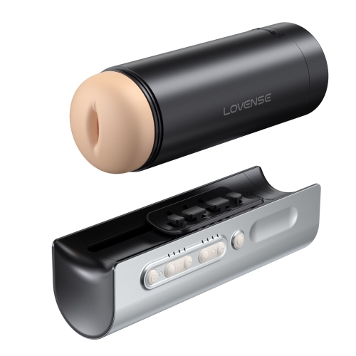 Автоматичний інтерактивний смарт мастурбатор тілесного кольору Lovense Solace Pro - 2