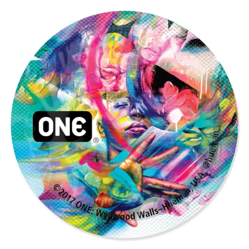 Набір презервативів ONE Classic Select Artist Collection 100 штук мегапак тюб - 5