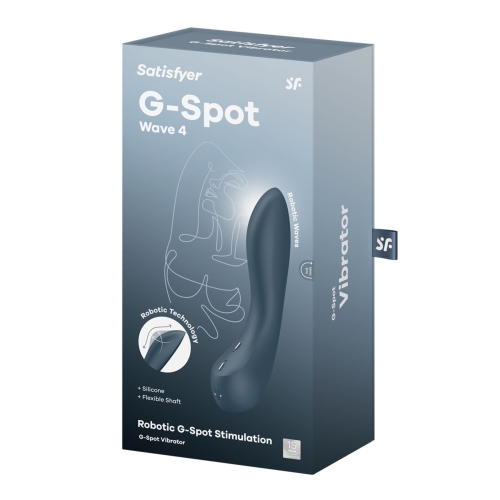 Вібратор для точки G сірого кольору Satisfyer G-Spot Wave 4 - 5