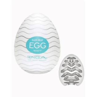 Мастурбатор яйце без вібрації білого кольору Tenga Egg Wayy