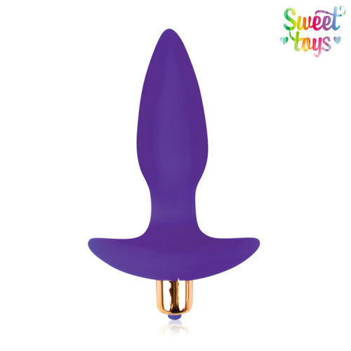 Втулка анальна з вібрацією Sweet Toys L 105 мм d 35 мм, Колір Фіолетовий - 2