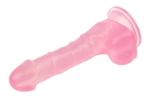 Фалоімітатор 19,5 / 3,3 см на присоску реалістичний рожевий CHISA 7.7 Inch Dildo Pink - 5
