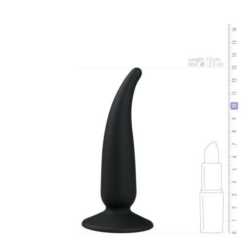 Анальна пробка у формі краплі Booty Rocket Buttplug чорна - 4