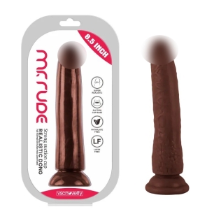 Фаллоимитатор реалистик на присоске Realistic Dong Mr. Rude 8.5 коричневый