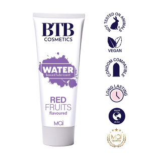 Лубрикант на водній основі з ароматом червоних фруктів Mai BTB Flavored Red Fruits 100 мл
