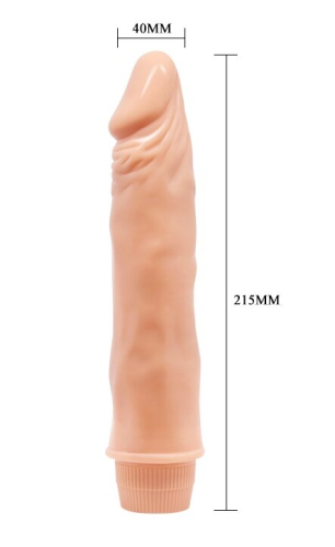 Вібратор реалістичний вагінальний BARBARA Dwarf dildo VIBRATOR - 6