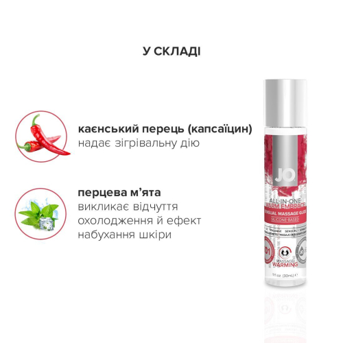 Набір для збудливого еротичного масажу System JO ALL IN ONE MASSAGE Gift SET - 4