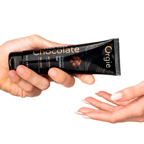 Оральный лубрикант со вкусом шоколада на водной основе Orgie Lube Tube 100 мл - 2