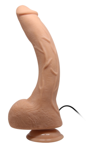 Реалистичный вибратор на присоске телесный LYBAILE Penis Vibration - 3