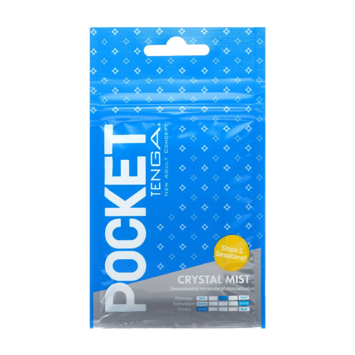 Мастурбатор яйце для чоловіків TENGA Тенга Pocket Crystal Mist - 1