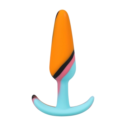 Набір анальних пробок різнокольорових Doc Johnson Mood Naughty 1 Kaleidoscope Trainer Set - 3