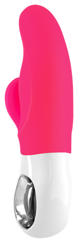 Вибратор со стимуляцией клитора розовый Fun Factory Miss Bi - 9