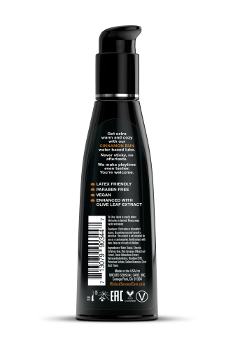 Оральний лубрикант на водній основі зі смаком булочки з корицею Wicked Sensual Care Аqua 120 мл - 2