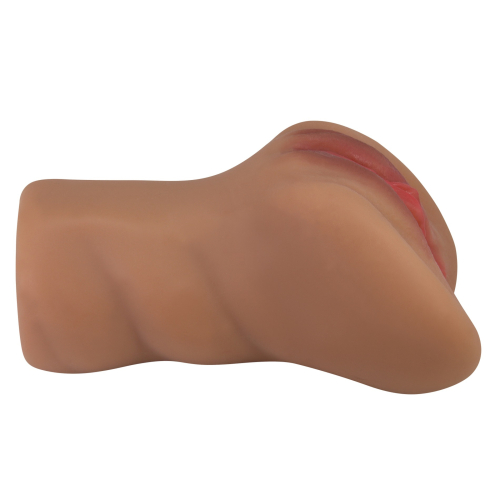Мастурбатор з двома входами Анус та Вагіна бежевого кольору Lybaile Crazy Bull Caroline Latinos soft skin - 4