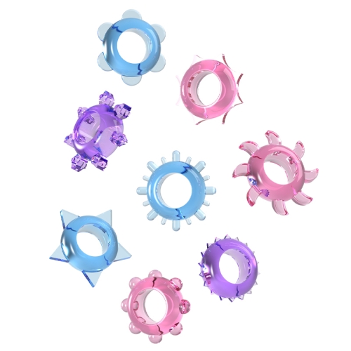 Ерекційне кільце на член випадкового кольору Meleon - Delay Rings (Assorted Colors) - 2