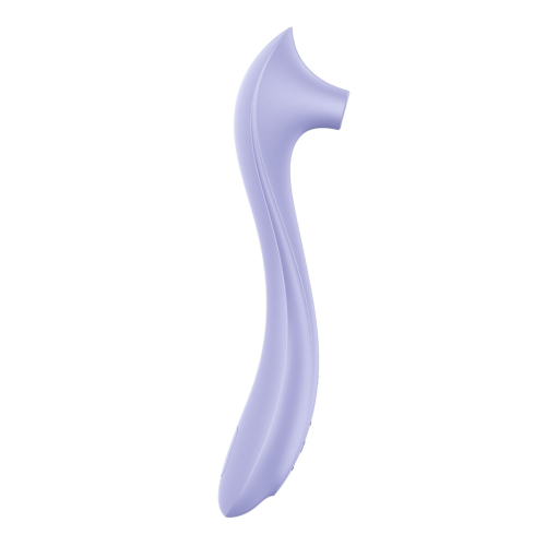 Вакуумный клиторальный стимулятор силиконовый сиреневый Satisfyer Easy Lover - 2