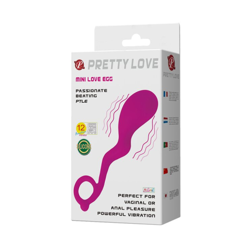 Віброяйце рожеве серії Pretty Love MINI LOVE EGG - 9