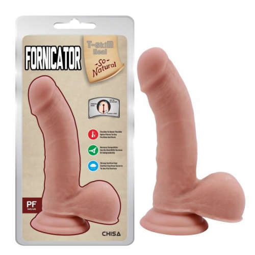 Фаллоимитатор на присоске телесного цвета Chisa Fornicator - 2