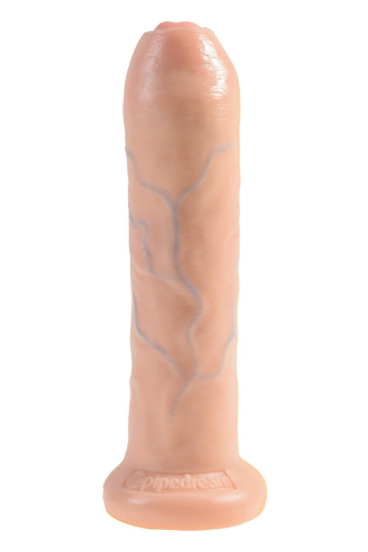 Ременной страпон реалистичный бежевый Pipedream King Cock - 3