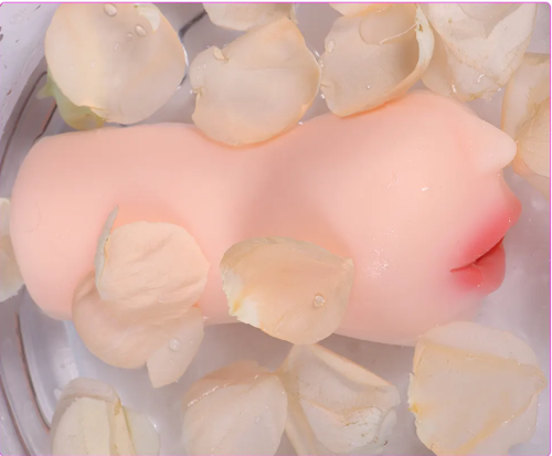 Мастурбатор ротик для члена без вібрації тілесного кольору XISE Cute nose - 2