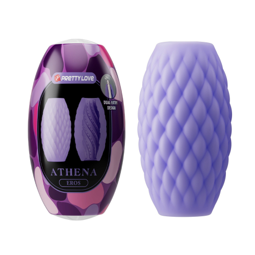 Мастурбатор яйце фіолетового кольору Lybaile Pretty Love Athena EROS - 1