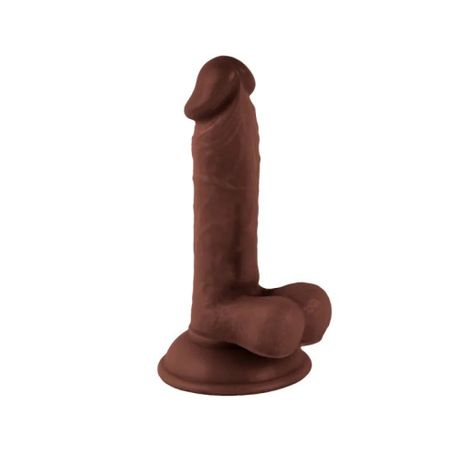 Фаллоимитатор реалистик на присоске Realistic Dong Brown Mr. Rude 7.1 коричневый - 3