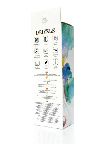 Реалістичний гелевий вібратор тілесного кольору Boss series Drizzle - 4