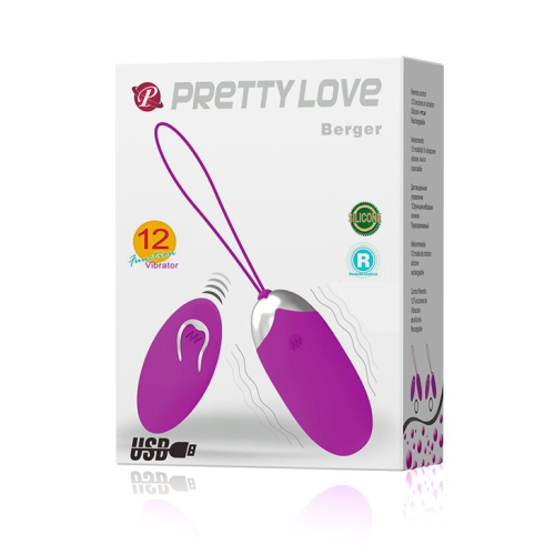 Виброяйцо розовое серии Lybaile Pretty Love - 9