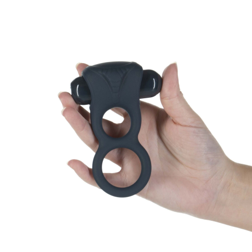 Подвійне ерекційне кільце Lux Active Triad-Vibrating Dual Cock Ring з вібропулею і пультом ДУ - 3