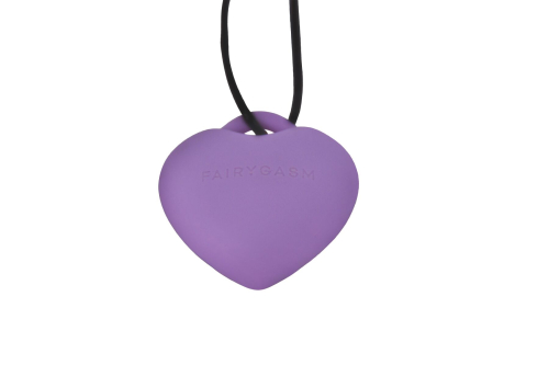 Мини вибратор для клитора фиолетового цвета FairyGasm PleasureStone - 2