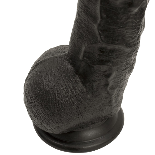 Фаллоимитатор 34 см/6 см мегареалистичный на присоске Doc Johnson Dick Rambone Cock Black Виниловый - 3