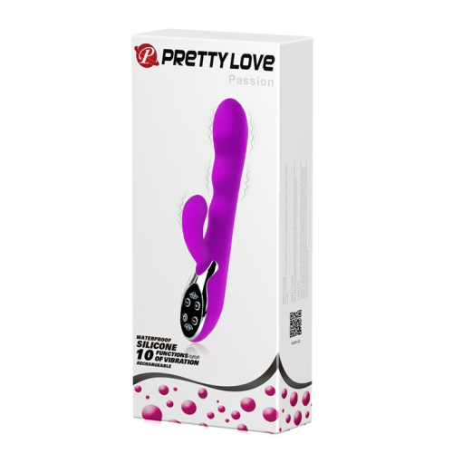 Вібратор зі стимуляцією клітора перезаряджається PRETTY LOVE PASSION - 11